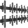 Multibrackets Multibrackets 5044 Supporto per display espositivi 139,7 cm [55] Nero (Multibrackets M Wallmount Pro MBW3x2UP Push In Pop Out Black) 5044