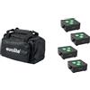 Eurolite EUROLITE Set 4x AKKU IP Flat Light 3 sw + Soft-Bag (20000861) 20000861