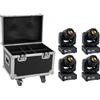 Eurolite EUROLITE Set 4x LED TMH-17 Spot + Case mit Rollen (20001012) 20001012
