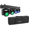 Eurolite EUROLITE LED TMH Bar B240 Moving-Head Beam Set + Soft Bag â€" 4x 60W RGBW BÃ¼hnenlicht 20001063