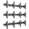 Multibrackets Multibrackets 2635 Supporto per display espositivi 165,1 cm [65] Nero (Multibrackets M Wallmount Pro MBW2Ux3 Push In Pop Out Blac) 2635