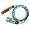 Nvidia Nvidia 980-9I117-00H030 cavo InfiniBand e in fibra ottica 10 m 2x QSFP56 Blu (NVIDIA AOC splitter IB twin portHDR400Gb) 980-9I117-00H030