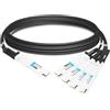 Nvidia Nvidia MCP7Y50-N002 cavo InfiniBand e in fibra ottica 2 m OSFP 4xOSFP Nero (Passive copper split cable IB twin port) 980-9I46G-00N002