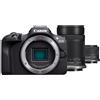 Canon Canon EOS R100 + RF-S 18-45mm F4.5-6.3 IS STM + RF-S 55-200mm F5-7.1 IS STM Kit MILC 24,1 MP CMOS 6000 x 4000 Pixel Nero 6052C023