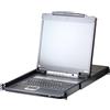 ATEN ATEN CL5708IM switch per keyboard-video-mouse [kvm] Montaggio rack Nero (ATEN Slideaway CL5708IM - KVM console with KVM switch - 8 ports - PS/2, USB - 17 - rack-mountable - 1280 x 1024 @ 75 Hz - 250 cd/mÃ‚Â² - 1000:1 - 5 ms - VGA - 1U) CL5708IM