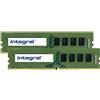 Integral Integral IN4T32GNERSXK2 memoria 64 GB 2 x 32 GB DDR4 288-pin DIMM (64GB [2X32GB] PC RAM MODULE KIT DDR4 2666MHZ PC3-21300 UNBUFFERED NON-ECC DIMM 1.2V 2GX8 CL19 INTEGRAL) IN4T32GNERSXK2