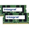 Integral Integral IN4V32GNERSXK2 memoria 64 GB 2 x 32 GB DDR4 260-pin SO-DIMM (64GB [2X32GB] LAPTOP RAM MODULE KIT DDR4 2666MHZ PC4-21300 UNBUFFERED NON-ECC SODIMM 1.2V 2GX8 CL19 INTEGRAL) IN4V32GNERSXK2