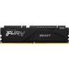 Kingston Technology Kingston FURY Beast - DDR5 - kit - 128 GB: 4 x 32 GB - DIMM 288-PIN - 5600 MT/s / PC5-44800 - CL40 - 1.25 V - senza buffer - on-die ECC - nero KF556C40BBK4-128