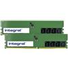 Integral Integral KVR56U46BD8K2-64-IN memoria 64 GB 2 x 32 GB DDR5 288-pin DIMM (64GB [2x32GB] PC RAM MODULE DDR5 5600MTs PC5-44800 UNBUFFERED NON-ECC DIMM 1.1V 2GX8 CL46 INTEGRAL) KVR56U46BD8K2-64-IN