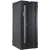 TECHLY PROFESSIONAL Armadio NetRack 19 600x1000 42 Unità Ventilato Nero da Assemblare I-CASE FP-42VTBK2