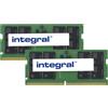 Integral Integral SP064GBSVU480F22-IN memoria 64 GB 2 x 32 GB DDR5 262-pin SO-DIMM (64GB [2x32GB] LAPTOP RAM MODULE KIT DDR5 4800MTs PC5-38400 UNBUFFERED NON-ECC SODIMM 1.1V 2GX8 CL40 INTEGRAL) SP064GBSVU480F22-IN