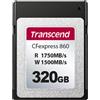 Transcend Cfexpress 860 320 Gb TS320GCFE860
