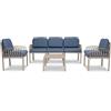 GRANDSOLEIL MURANO SALOTTO JUTA E BLU S7729JBL