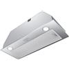 Hermitlux Cappa Aspirante 75cm, Cappa Cucina Incasso con Flusso d'Aria 620m³/h, 3 Livelli con Filtro a Carboni，68dB