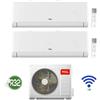 TCL GARANZIA ITALIA Condizionatore Climatizzatore Dual Split TCL BreezeIN P5 12000+12000 BTU esterna MT1821 WiFi A++