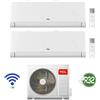 TCL GARANZIA ITALIA Condizionatore Climatizzatore Dual Split TCL Elite F2 12000+18000 BTU esterna MT2730 WiFi A++