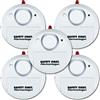 kh security, Set di allarmi anti rottura vetro, 5 pz., 100161set5