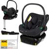 LIONELO ASTRID I-size SET Seggiolino Auto per Bambini con Base 40-87 cm Ovetto per Neonati Montaggio ISOFIX, Cinture di Sicurezza a 3 Punti Protezione Laterale, Inserto Dri-Seat, i-Size R129