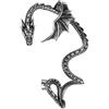 Dsnyu Orecchini Punk Drago, Orecchini Acciaio Inossidabile Argento Gotico Punk Gioielli Per Uomo Donna