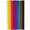 Interdruk - Rotoli di carta crespa multiuso per lavoretti e decorazioni per bambini - Confezione da 10 rotoli (50 cm x 200 cm, 28 g/m2) - 10 colori assortiti