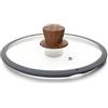 Lacor 27920 - Stilo Glass Coperchio 20cm - Trasparente | Utensile professionale duraturo; progettato per prestazioni ottimali e una pulizia rapida in lavastoviglie