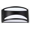 Ideal Lux REX-3 APPLIQUE A PARETE IP44 1 LUCE ATTACCO E27 NERO