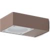 Ideal Lux SIRIO APPLIQUE A PARETE DA ESTERNO IP65 1 LUCE ATTACCO GX53 COFFEE