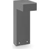 Ideal Lux SIRIO PALETTO IP65 H.30CM 1 LUCE ATTACCO GX53 ANTRACITE