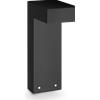 Ideal Lux SIRIO PALETTO IP65 H.30CM 1 LUCE ATTACCO GX53 NERO