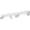 Ideal Lux RUDY SQUARE APPLIQUE A PARETE ORIENTABILE 4 LUCI ATTACCO GU10 LAMPADINE INCLUSE BIANCO