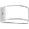 Ideal Lux REX-1 APPLIQUE A PARETE IP44 1 LUCE ATTACCO E27 GRIGIO