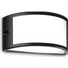 Ideal Lux REX-1 APPLIQUE A PARETE IP44 1 LUCE ATTACCO E27 NERO