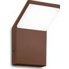 Ideal Lux STYLE APPLIQUE DA ESTERNO IP54 LED SMD 8,5 W On-Off 1050 lm 4000 K COFFEE