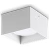 Ideal Lux SPIKE QUADRATO FARETTO 1 LUCE ATTACCO GX53 LAMPADINA INCLUSA BIANCO