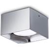 Ideal Lux SPIKE QUADRATO FARETTO 1 LUCE ATTACCO GX53 LAMPADINA INCLUSA CROMO
