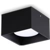 Ideal Lux SPIKE QUADRATO FARETTO 1 LUCE ATTACCO GX53 LAMPADINA INCLUSA NERO