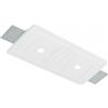 Ideal Lux ZEPHYR FARETTO DA INCASSO IN GESSO VERNICIABILE IP20 LED COB CREE 24 W 2400 lm 3000 K CRI 90 ALIMENTATORE INCLUSO 2 LUCI 24CM