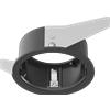 Ideal Lux ZEUS ROUND CORNICE CON BORDO TONDA 13 W NERA 7,7CM