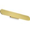 Ideal Lux ZIG ZAG ROUND APPLIQUE LED SMD 530 x 50 23 W On-Off 2350 lm 3000 K OTTONE