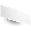 Ideal Lux ZIG ZAG SQUARE APPLIQUE LED SMD 12,5 W On-Off 1250 lm 2700 K BIANCO 290 x 50mm