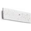 Ideal Lux ZIG ZAG SQUARE APPLIQUE LED SMD 12,5 W On-Off 1300 lm 3000 K CEMENTO 290 x 50mm
