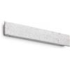 Ideal Lux ZIG ZAG SQUARE APPLIQUE LED SMD 530 x 50 23 W On-Off 2350 lm 3000 K CEMENTO