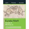 Eureka Math Grade 6 Learn, Practice, Succeed Workbook #6 (Module 6) (Tascabile)