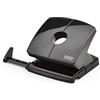 Novus B 220 - Perforatrice per carta, 20 fogli, con guida di arresto, in metallo e plastica, 3 pezzi, colore: Nero