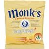 AKELLAS Srl Monks Caramelle Defend+ Zenzero e Limone 46g - Caramelle Senza Zucchero, Sollievo Gola e Naso, Benefici Naturali