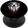 Paint Dripping Patriotic 4th of July US Australian Shepherd Aussie Bandiera Americana USA Drip Graffiti PopSockets PopGrip Adesivo