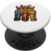 Holy Art Sette Arcangeli Mosaico Sacro Icona Cristiana Arte Fede PopSockets PopGrip Adesivo