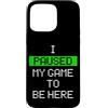 Gaming Humor Retro Pixel Gamer Meme Custodia per iPhone 15 Pro Max Mio Gioco In Pausa Per Essere Qui Divertente Gamer