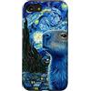 Watercolour Fashion Kitty Shades Custodia per iPhone SE (2020) / 7/8 Hamster Blue Painting Majestic Capibara Notti Stellate