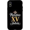 Mis Quince Julieta Tees Custodia per iPhone X/XS Mis Quince Julieta 15 Quinceanera Messicano Compleanno XV Festa